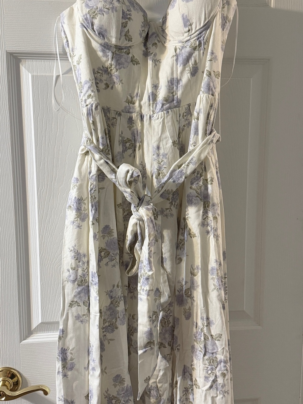 Dress Forum Maxi Dress with Lilac Floral
